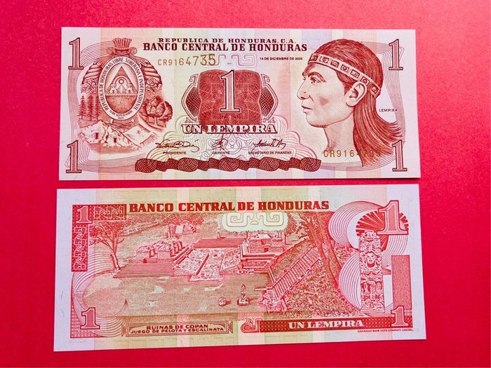 Honduras   1. Lempira. 2000    Pick  84a   ( Uncirculated )