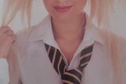 Schoolgirl Blonde Wig