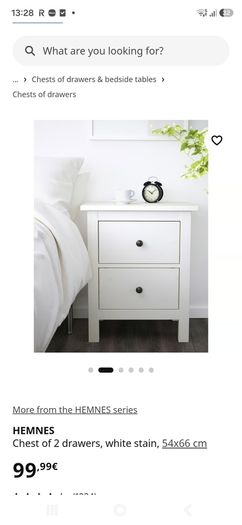 Ikea Hemnes bedside locker