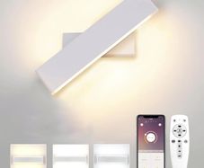Brand New Indoor wall light with remote control Bluetooth APP,