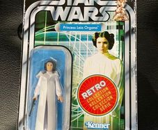Star Wars The Retro Collection Princess Leia Organa New Unpunched Action Figure
