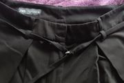 Zara wide leg trousers with belt