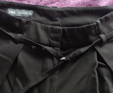 Zara wide leg trousers with belt
