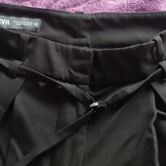 Zara wide leg trousers with belt