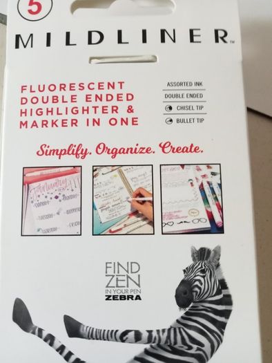 Zebra Mildliner Gentle 5 Pack