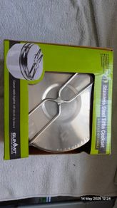 Summit Stainless Steel Tiffin Cookset 6pc Set with Handle Army Camping Hiking Fishing Hunting Travel Backpacking Picnic Cooking Cookware Outdoor Metal