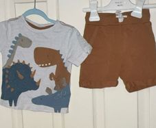 9-12 months Dinosaur set