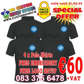 Polo Shirt Embroidered With Your Logo