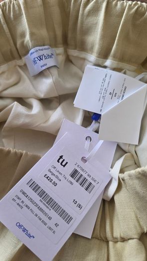 Off-White linen trousers