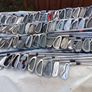 A selection of golf clubs and bags. All right handed clubs. Image 6