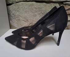 Office Black High heels size 4 worn