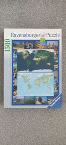 Ravensburger 1500 piece puzzle. Maps of the world
