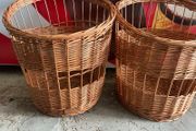 2 Wicker baskets