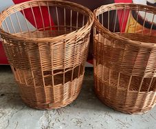 2 Wicker baskets