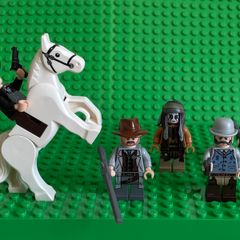 Lego Lone Ranger Minifigures (parts Missing)