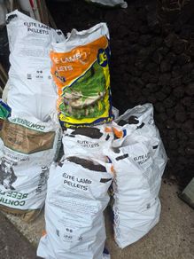 Bags of turf