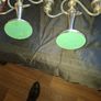 Beautiful Old Pair of silver plated Three Branch Candelabras, Postage Available Image 5