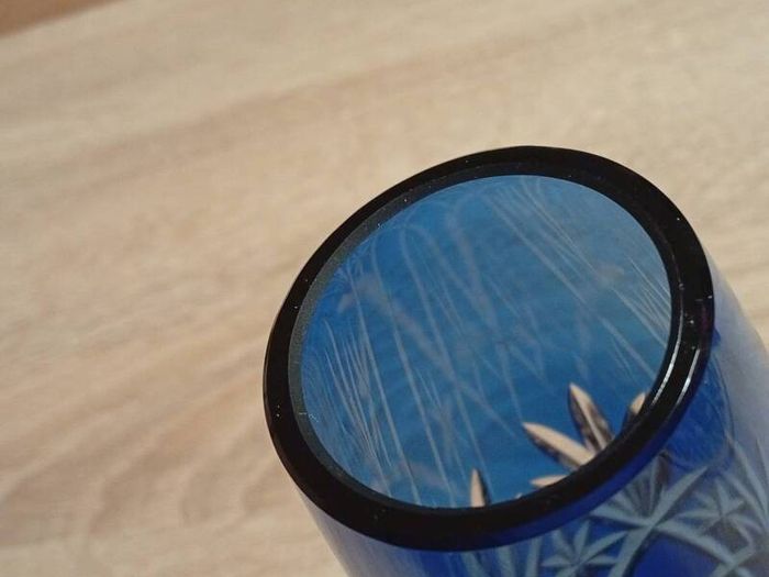 Luxury Japanese Edo Kiriko Bud Vase