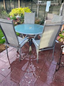 Garden table and 4 chairs
