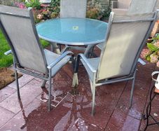 Garden table and 4 chairs