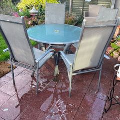 Garden table and 4 chairs