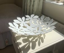 Monika Mulder retro large white fruit bowl IKEA (brand new)