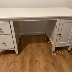 Hemnes office desk - white stain