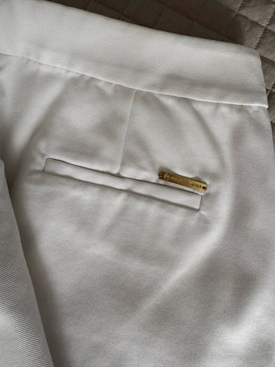 Michael Kors White Wide Leg Trousers UK 8