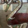 Two Thai vintage handmade swans Image 5
