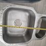 Under worktop Two bowl kitchen sink in great condition Image 2