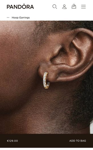 Pandora Gold Earings