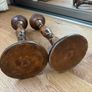 Tall Wooden Candle Holders Image 6