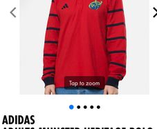 Adidas Munster Rugby Mens Heritage Polo Large 2025/26 - Brand New