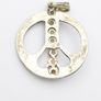 Vintage 925 Silver & Natural Gemstones Multicolor Chakra Pendant Image 3