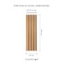 26mm Exterior Composite Wall Panel Oak 290x21.9cm Image 3