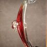 Vintage Kosta Boda inspired Boat-Shaped Ashtray Fish Tails Bertil Vallien Style Image 2