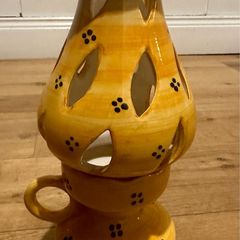 New, unused candle lantern, made in Portugal.
