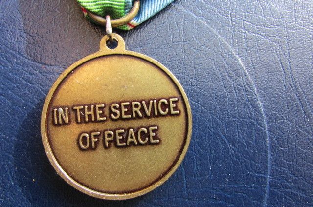 Lebanon UN medal.Awarded to Irish soldiers.