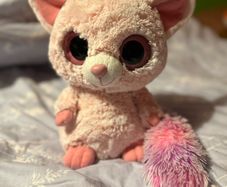 Large beanie boo pink lemur