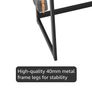 Computer Desk with Full Monitor Stand,120 cm Home Office Desk with Reversible Storage Shelves,Small Study Desk with Headphone Hook and Cup Holder,White Image 9