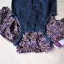 Next Baby Girl Denim dress With A Blouse & Tights.  Age 9-12 Months.  B.N.W.T. Image 4
