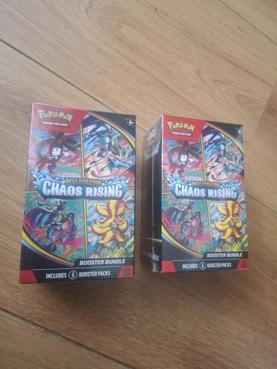 Pokemon TCG Mega Evolution CHAOS RISING booster bundle