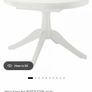 IKEA Rosentorp dining table with 4 chairs Image 7