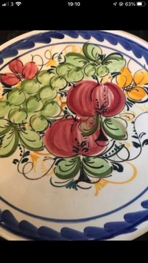 Hand Painted Wall Plates Set