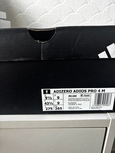 Adidas Adios Pro 4  Brand New (UK Size 9)