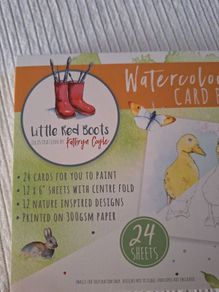 Watercolour card pad PRICE DROP