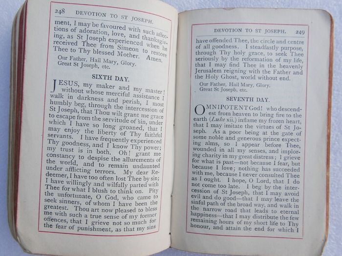 Vintage "Carmelite Manual" published in London in 1908