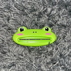 frog toothpaste accessory