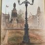 Edward Tomkus (1936) O Connell street  Dublin Watercolour Image 3