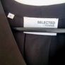 Black Selected Femme V-Neck Top, SIze 42 Image 2